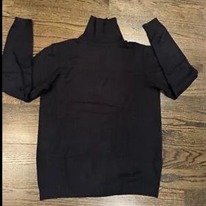XRAY JEANS men’s Black Long Sleeve Slim Fit Knit Turtleneck. XL
